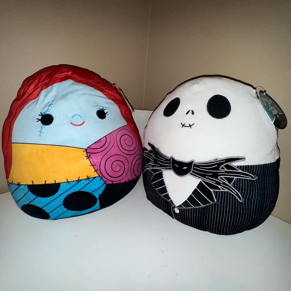 Jack and Sally Squishmallows